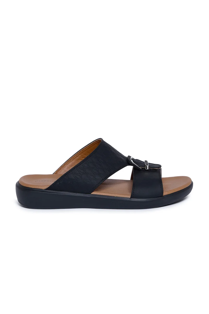 جيومني صنادل جيومني العربية للرجال – صنادل جلدية مريحة ومريحة للارتداء اليومي